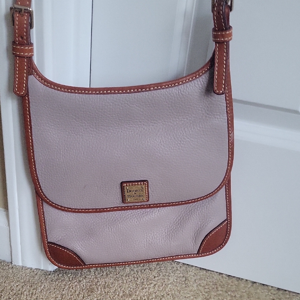 Dooney & Bourke Tan Leather Shoulder Bag